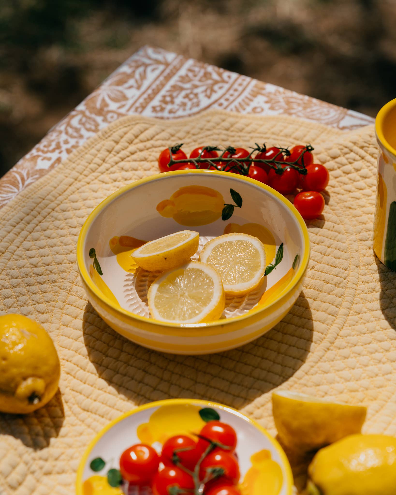 Keramický talířek na strouhání - Střední - Limone